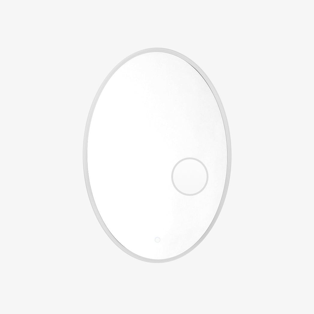 Oval Mirror Light ∅ 21.7″ x H 29.5″ / Dia 55cm x H 75cm / White / Warm Light Wall lamp