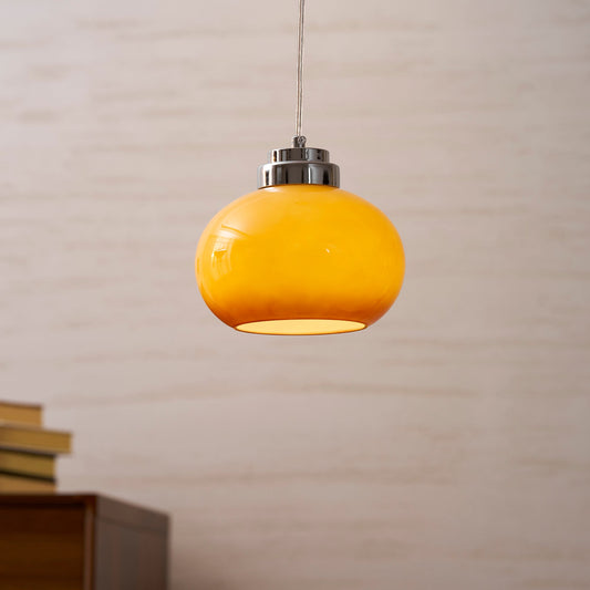 Oval Persimmon Pendant Light