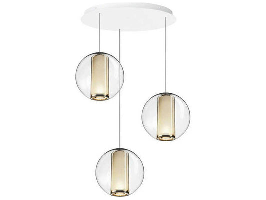 Pablo Bel Occhio 3-Light Globe Chandelier with Acrylic Diffusers