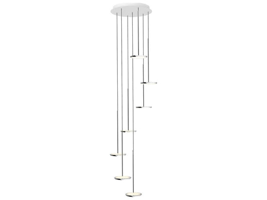 Pablo Sky Solo 5-Light Chrome Linear Chandelier