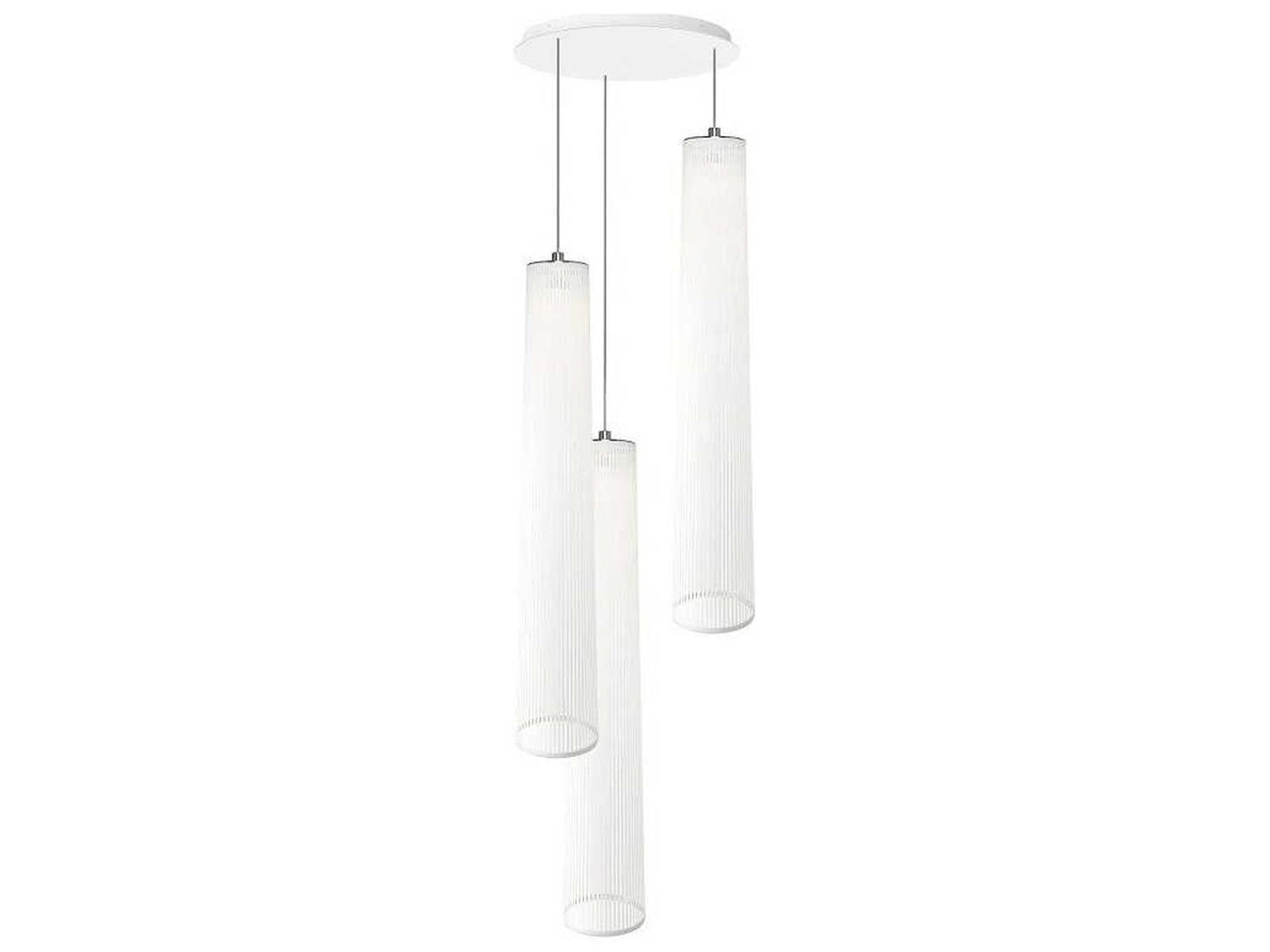 Pablo Solis 3-Light Chandelier with Dimmable Pendants