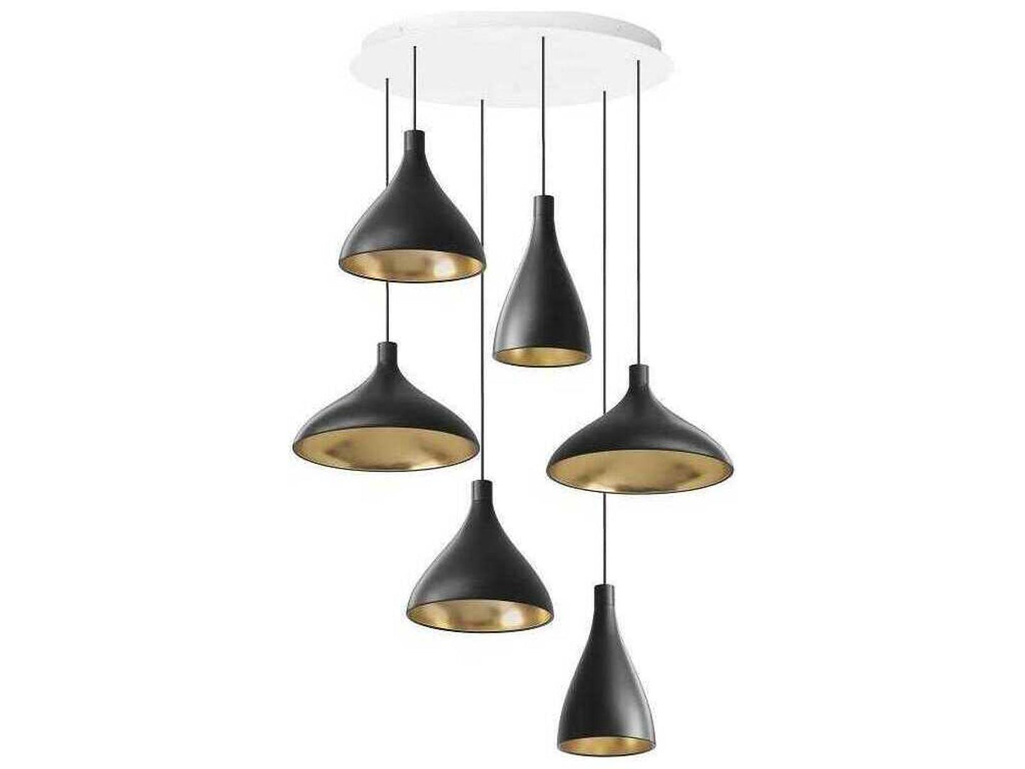 Pablo 6-Light Swell Chandelier Modular LED Indoor Outdoor