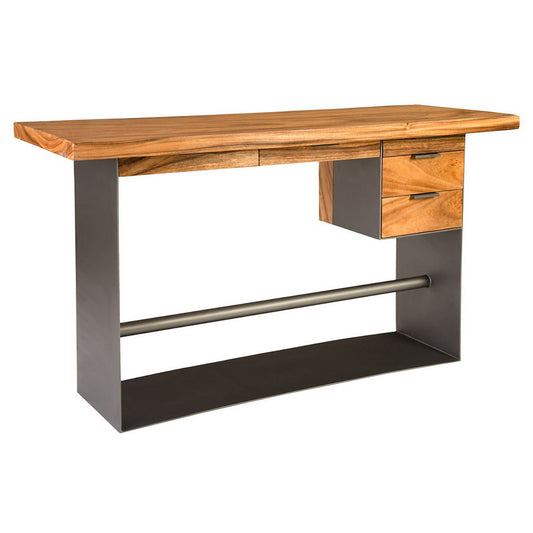Iron Frame Standing Desk with Drawers