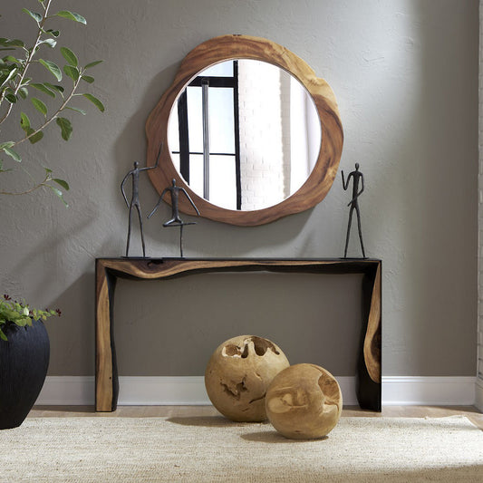 Framed Waterfall Console Table