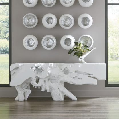 Freeform Rectangular Console Table