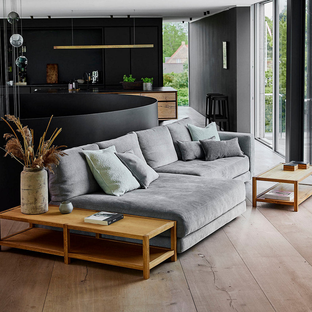 Scale 2-Seater Sofa with Double Daybed and Armrest