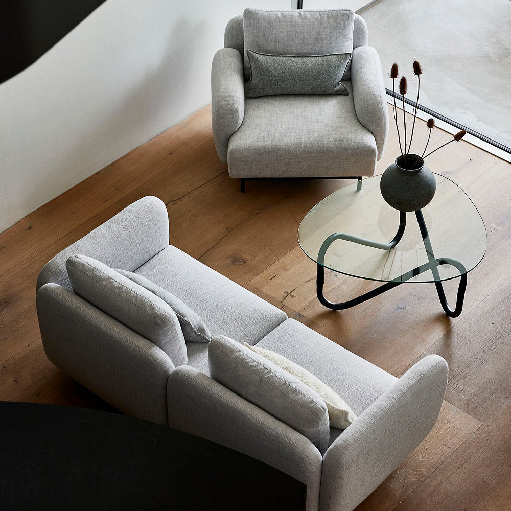 Aura 2-Seater High Armrest Sofa