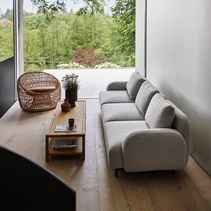 Aura 3-Seater Low Armrest Sofa