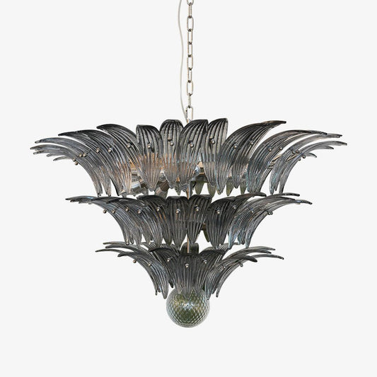 Palm Grove Glass Chandelier