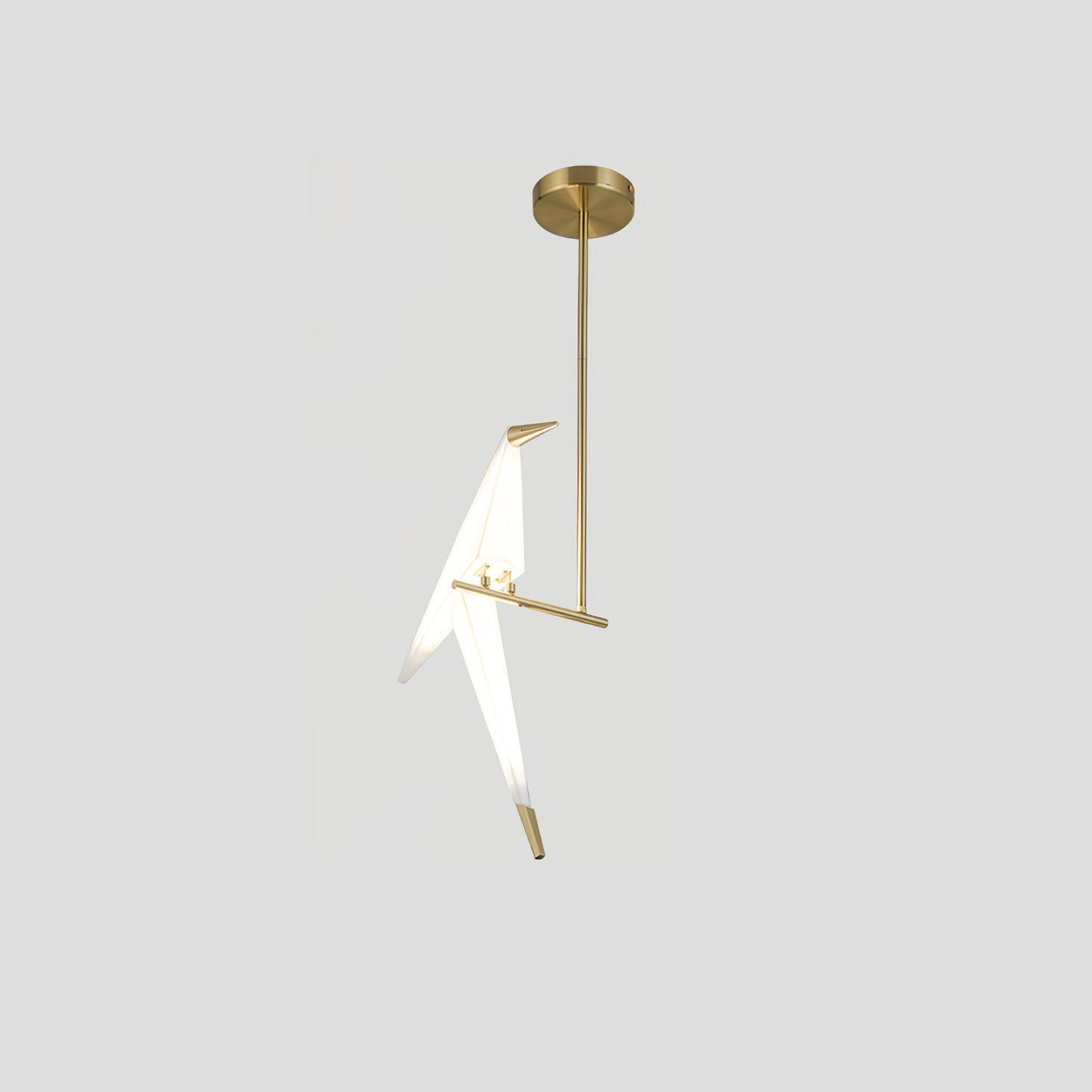 Paper Crane Bird LED Chandelier