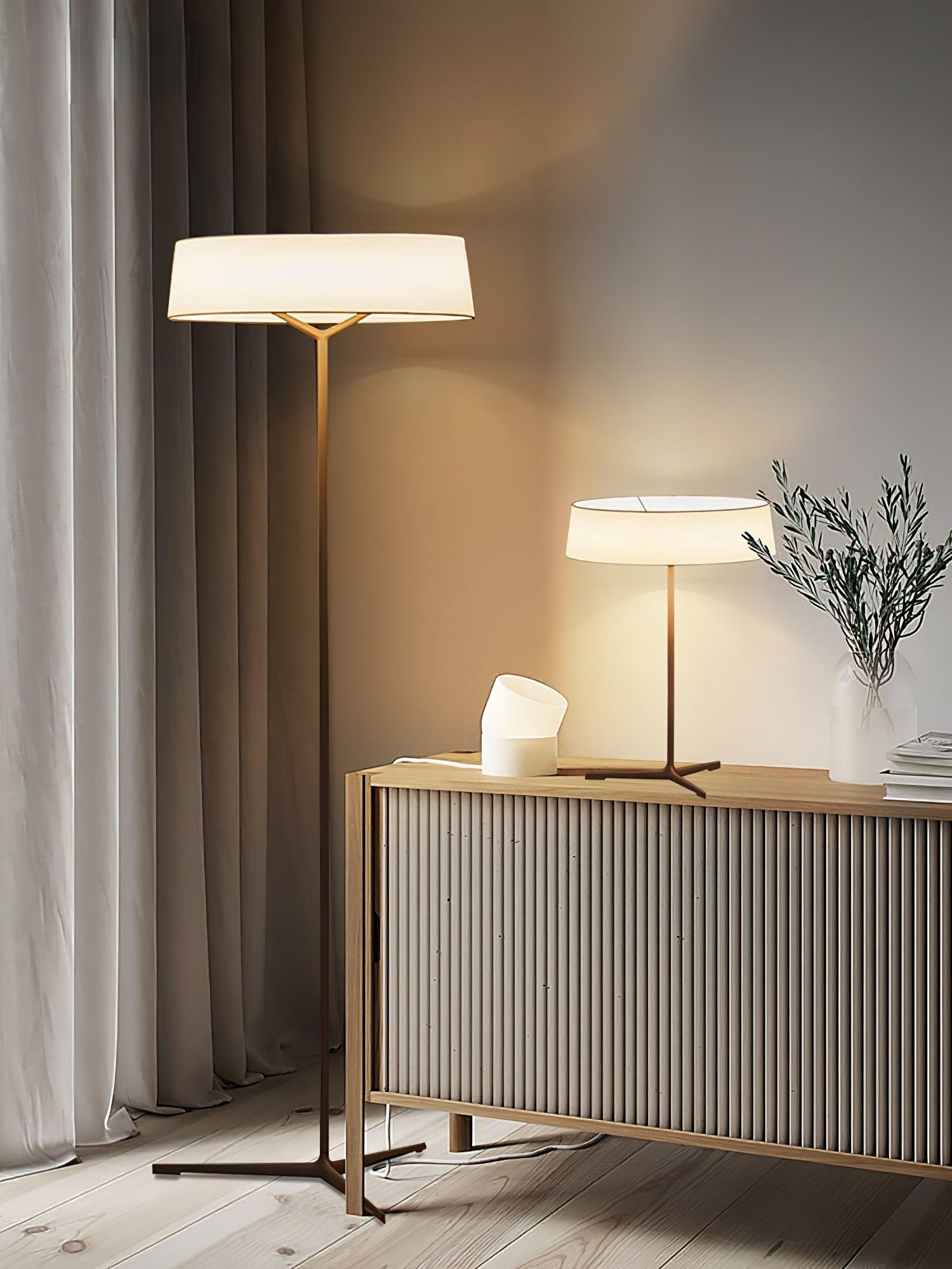 Paper Glow Circular Floor Lamp Floor lamp