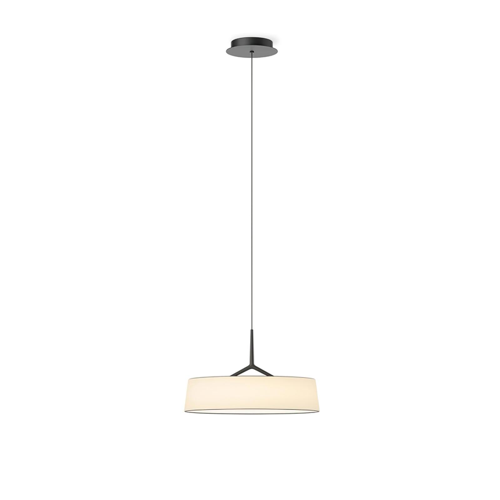 Dama Pendant Lamp ∅ 17.7″ x H 10.6″ / Dia 45cm x H 27cm / Black & White / Warm Light Pendant light