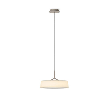 Dama Pendant Lamp ∅ 17.7″ x H 10.6″ / Dia 45cm x H 27cm / Grey & White / Warm Light Pendant light