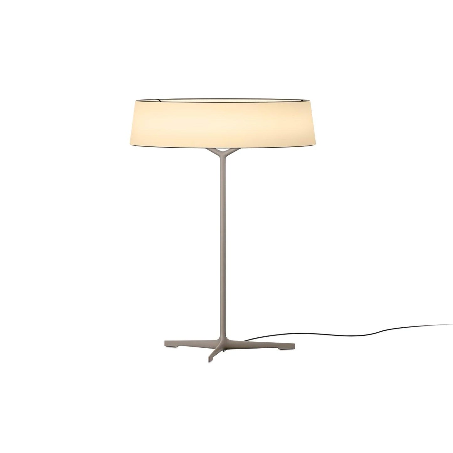 Dama Table Lamp ∅ 17.7″ x H 24″ / Dia 45cm x H 61cm / Grey & White / Warm Light / US Plug Table lamp