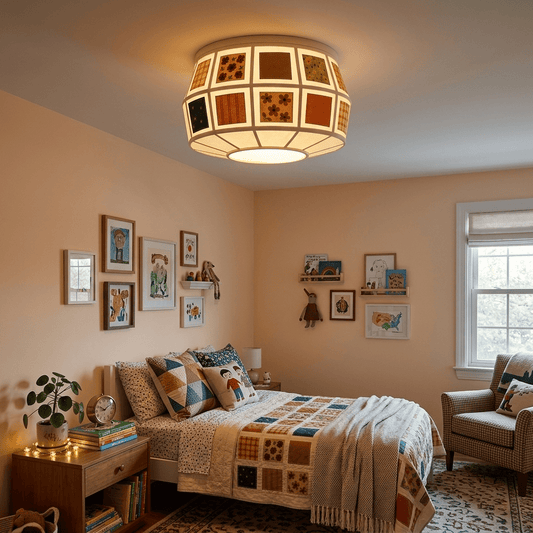 Patchwork Quilt Ceiling Light
