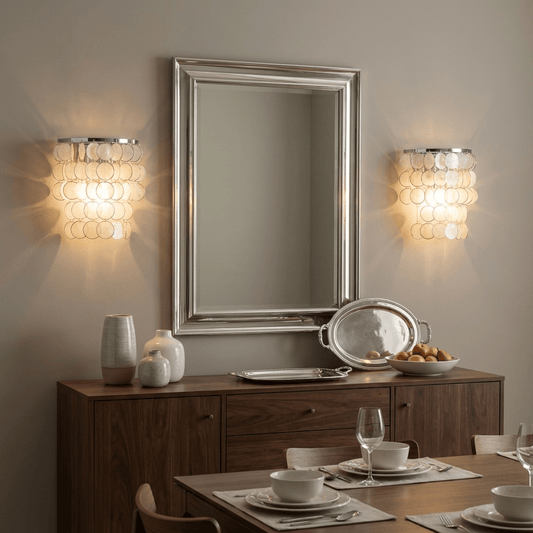 Pearl Shell Wall Lamp
