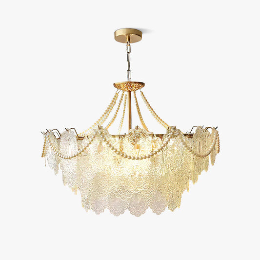 Pearls Glass Chandelier