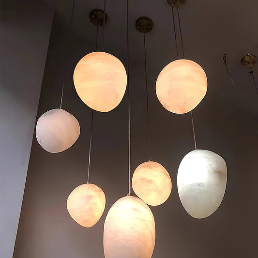 Pebbles Alabaster Pendant Lamp 1001 pendant Lamp