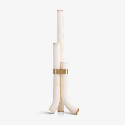 Piped Alabaster Floor Lamp Floor lamp