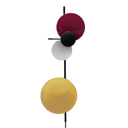 Planet Plug-in Wall Lamp ∅ 7.1″ X H 21.7″ / Dia 18cm X H 55cm / Plum / US Plug Wall lamp