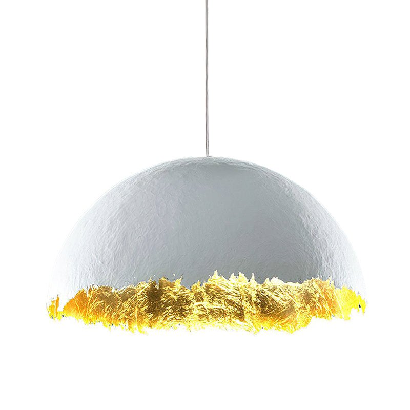 Postkrisi Pendant Light ∅ 23.6″ x H 12.6’’ / White & Gold Pendant light