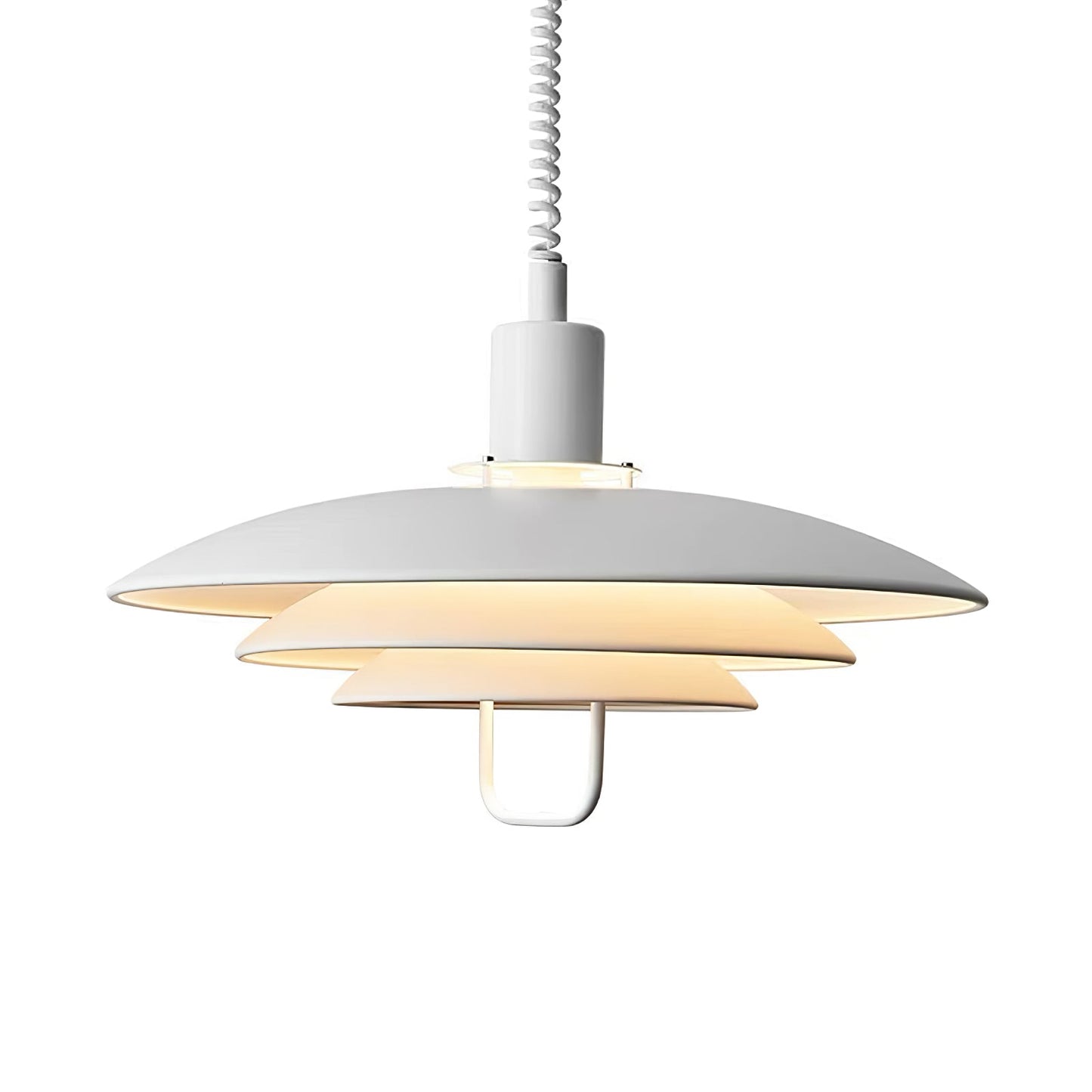 Poul Pendant Lamp ∅ 19.7″ x H 12.6″ / Dia 50cm x H 32cm / White Pendant light