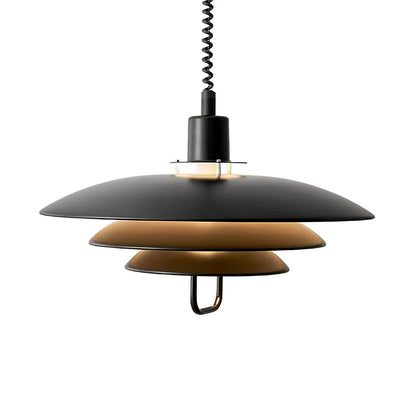 Poul Pendant Lamp ∅ 19.7″ x H 12.6″ / Dia 50cm x H 32cm / Black Pendant light