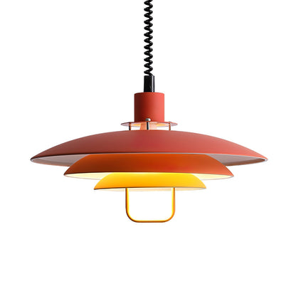 Poul Pendant Lamp ∅ 19.7″ x H 12.6″ / Dia 50cm x H 32cm / Red Pendant light
