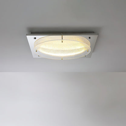 Prism Shield Wall Sconce ∅ 9.4″ x H 9.4″ / Chrome / Warm Light Wall lamp
