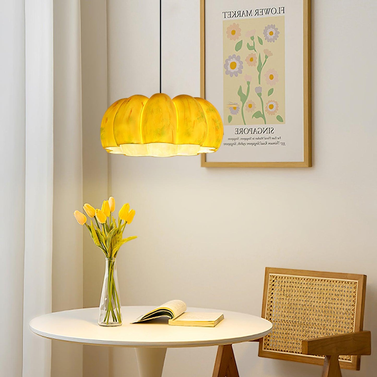 Pumpkin Pendant Light