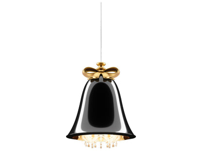 Qeeboo Mabelle 12-Light Bell Chandelier in Black by Marcel Wanders Studio