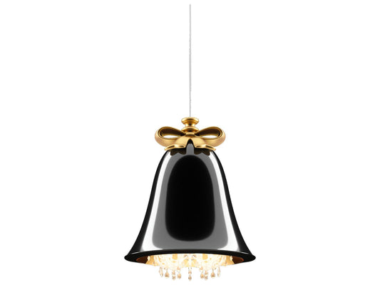 Qeeboo Mabelle 12-Light Bell Chandelier in Black by Marcel Wanders Studio