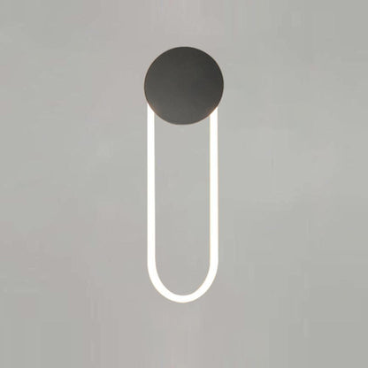 RA Wall Lamp ∅ 9.8″ x H 22″ / Dia 25cm x H 56cm / Matte Black & White / Warm Light Wall lamp