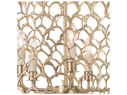 Regina Andrew 5-Light Cabana Drum Chandelier in Natural Brass