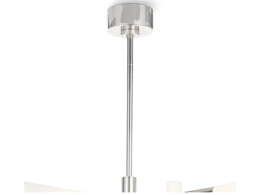 Regina Andrew 8-Light Cass Geometric Chandelier in Polished Nickel