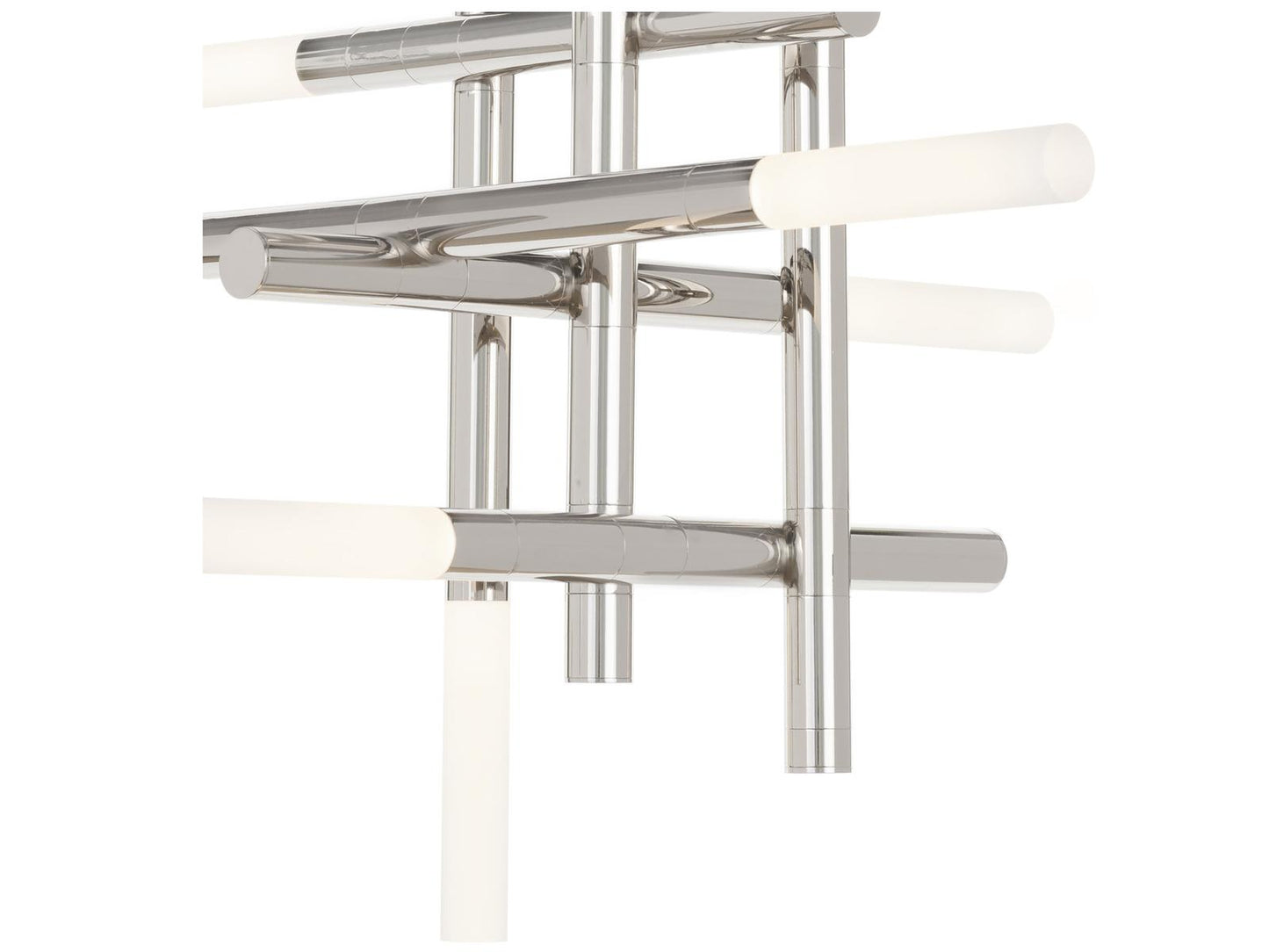 Regina Andrew 8-Light Cass Geometric Chandelier in Polished Nickel