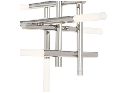 Regina Andrew 8-Light Cass Geometric Chandelier in Polished Nickel
