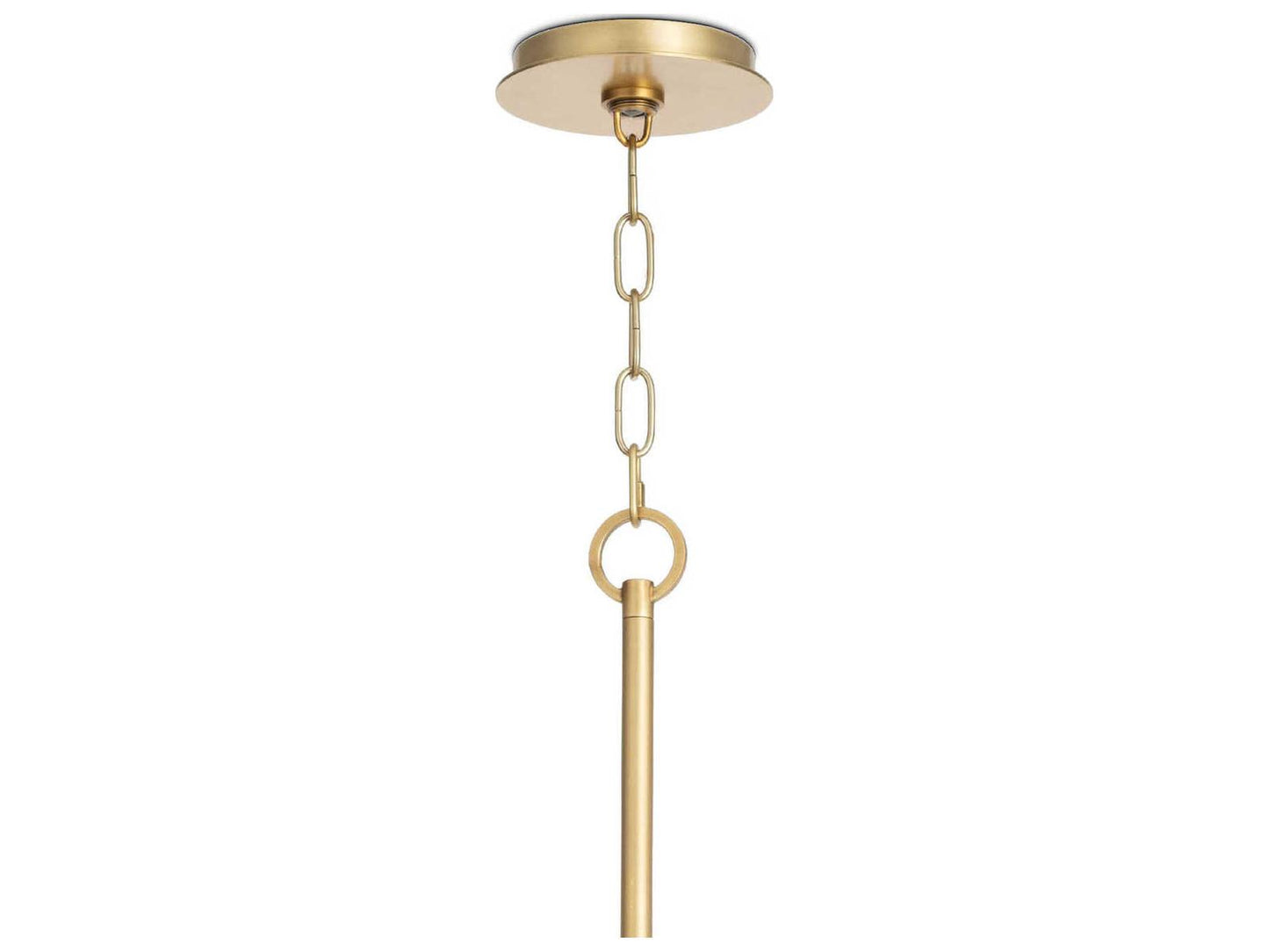 Regina Andrew 12-Light Dion Chandelier Natural Brass Globe Tiered
