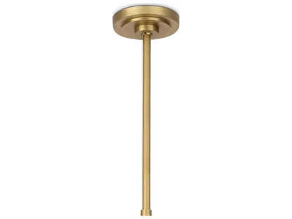 Regina Andrew 6-Light Artemis Chandelier in Natural Brass with Alabaster Glass