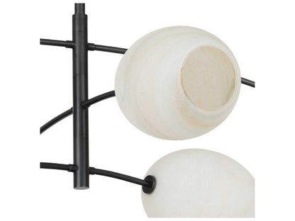 Regina Andrew Artemis 6-Light Chandelier in Oil Rubbed Bronze with Alabaster Glass