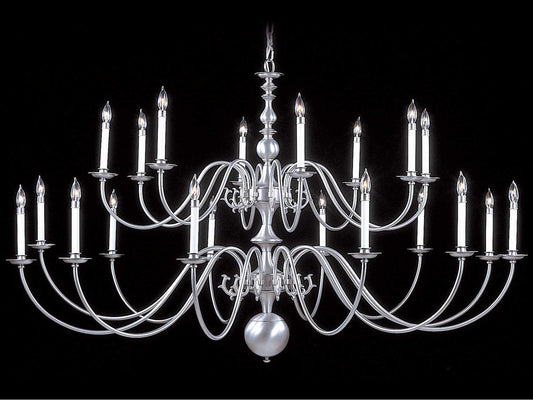 Framburg Jamestown 20-Light Chandelier Colonial Style