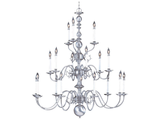 Framburg 18-Light Jamestown Colonial Chandelier
