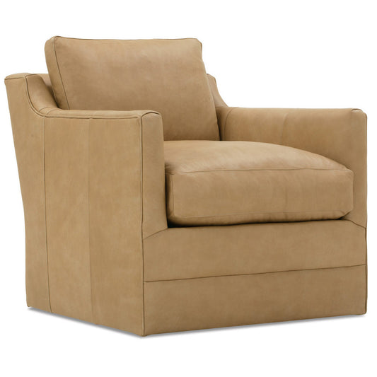 Madeline Leather Swivel Chair