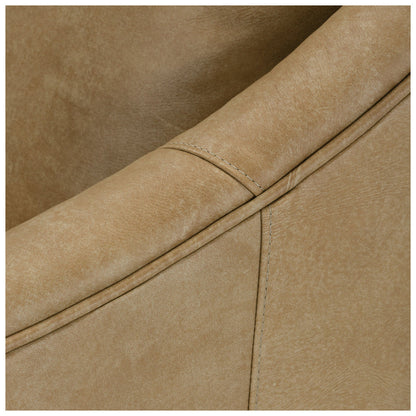 Kara Leather Swivel Chair