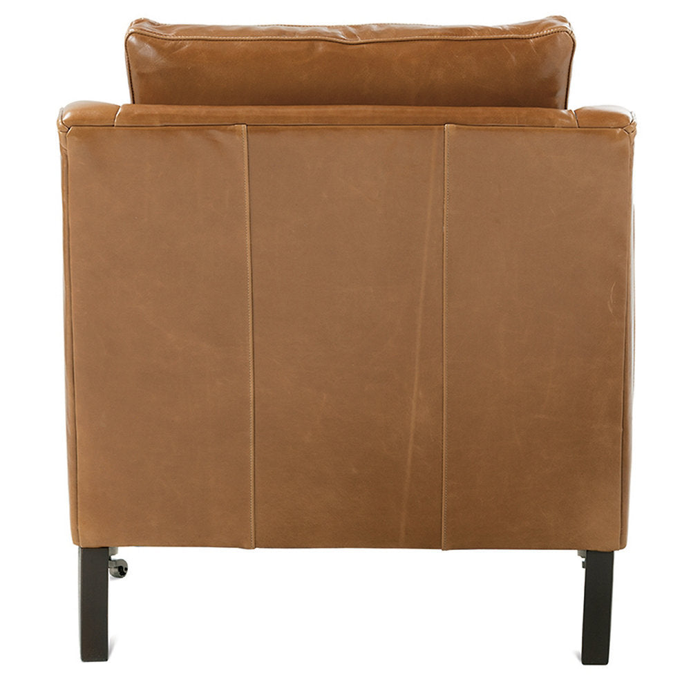 Madeline Leather Stationary Chair