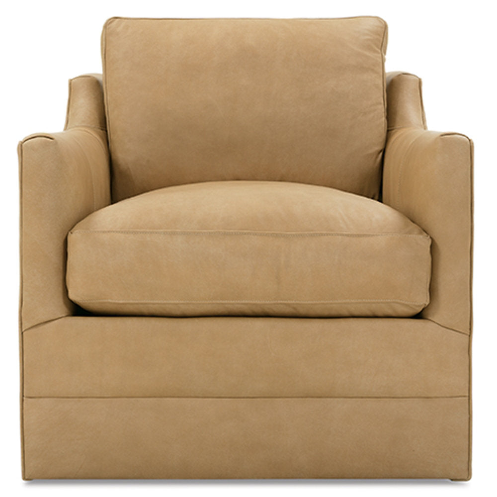 Madeline Leather Swivel Chair