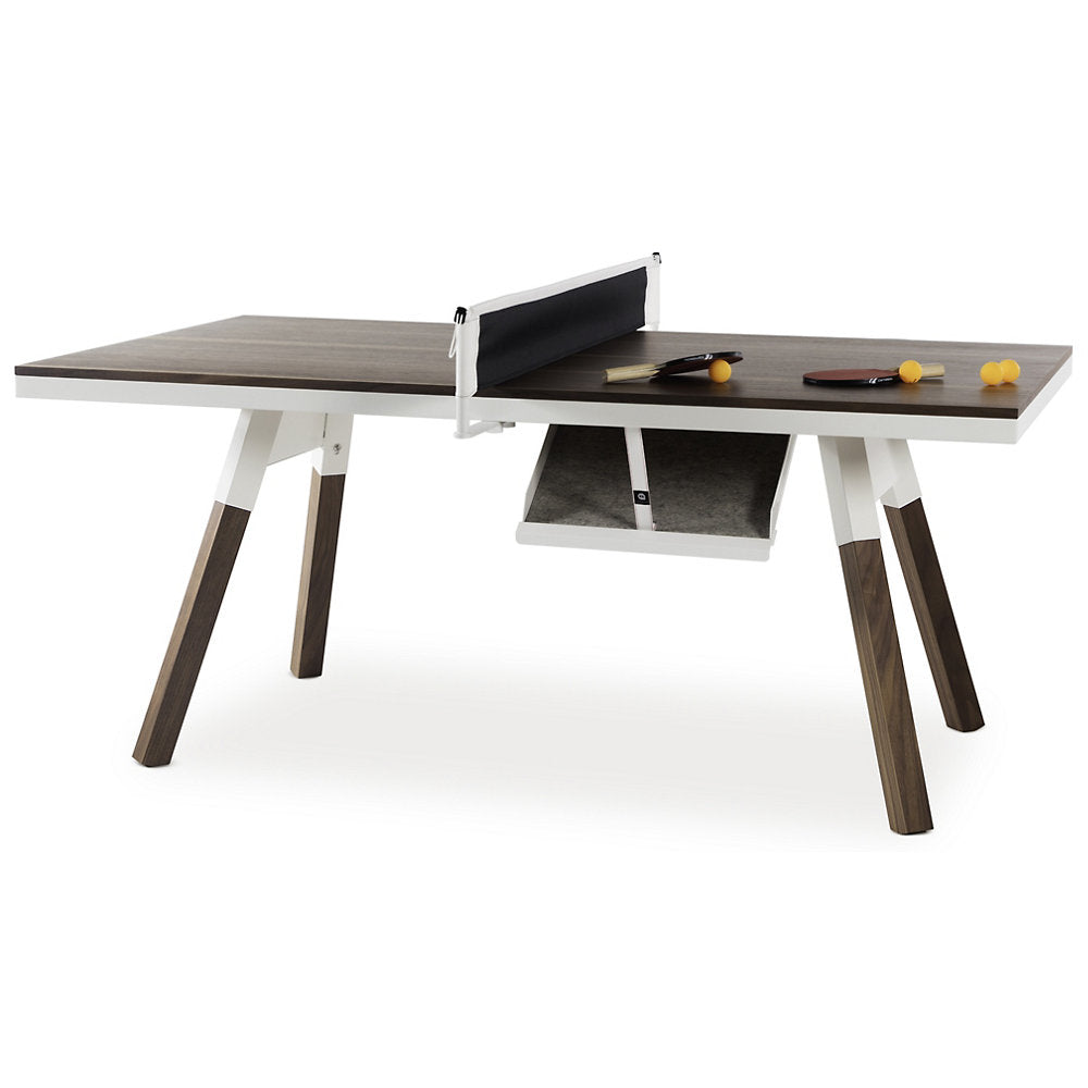 You and Me Walnut Ping Pong Table
