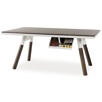 You and Me Walnut Ping Pong Table