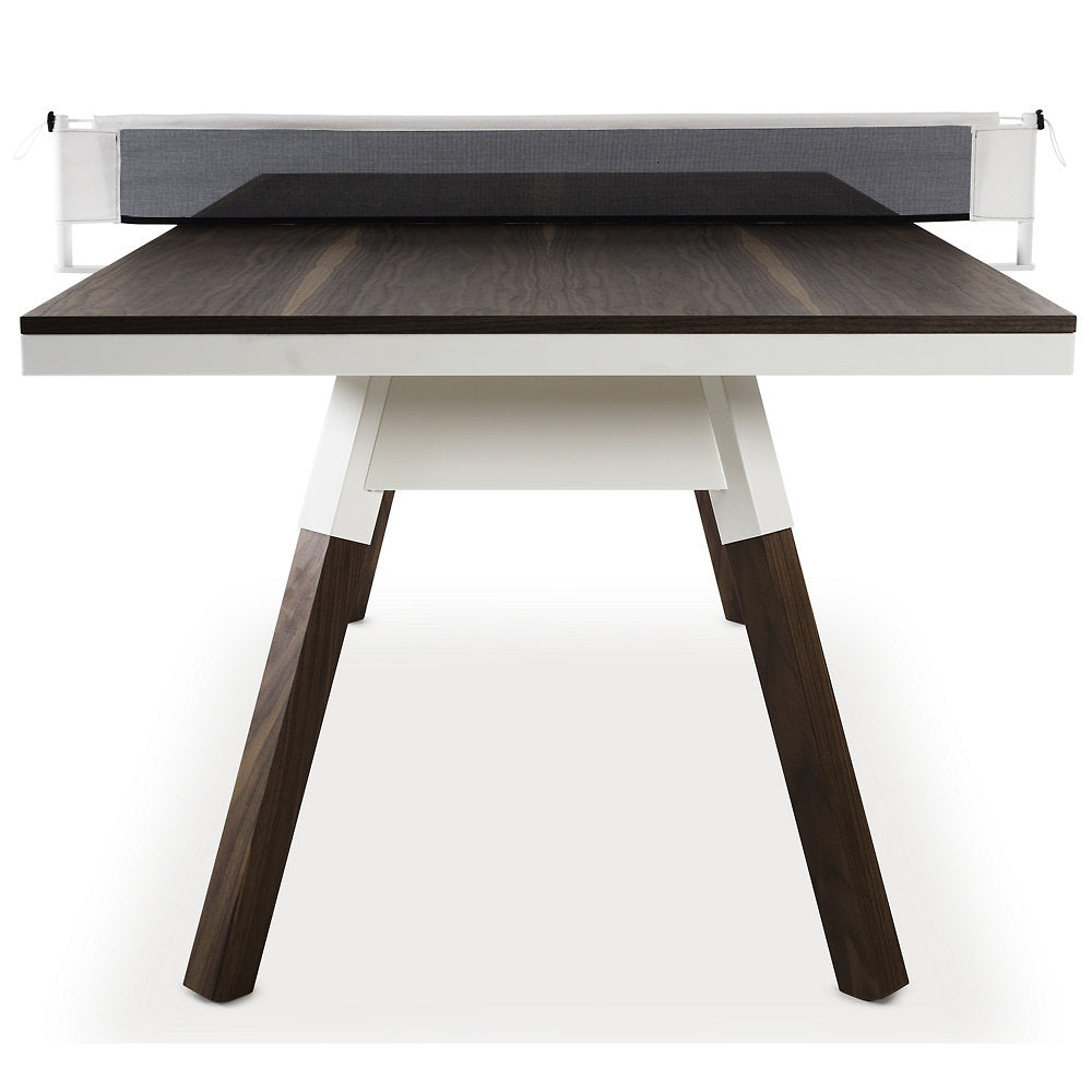 You and Me Walnut Ping Pong Table