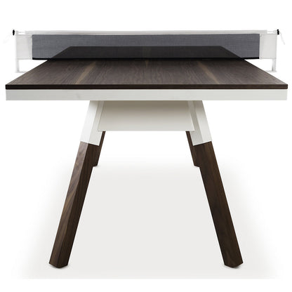 You and Me Walnut Ping Pong Table